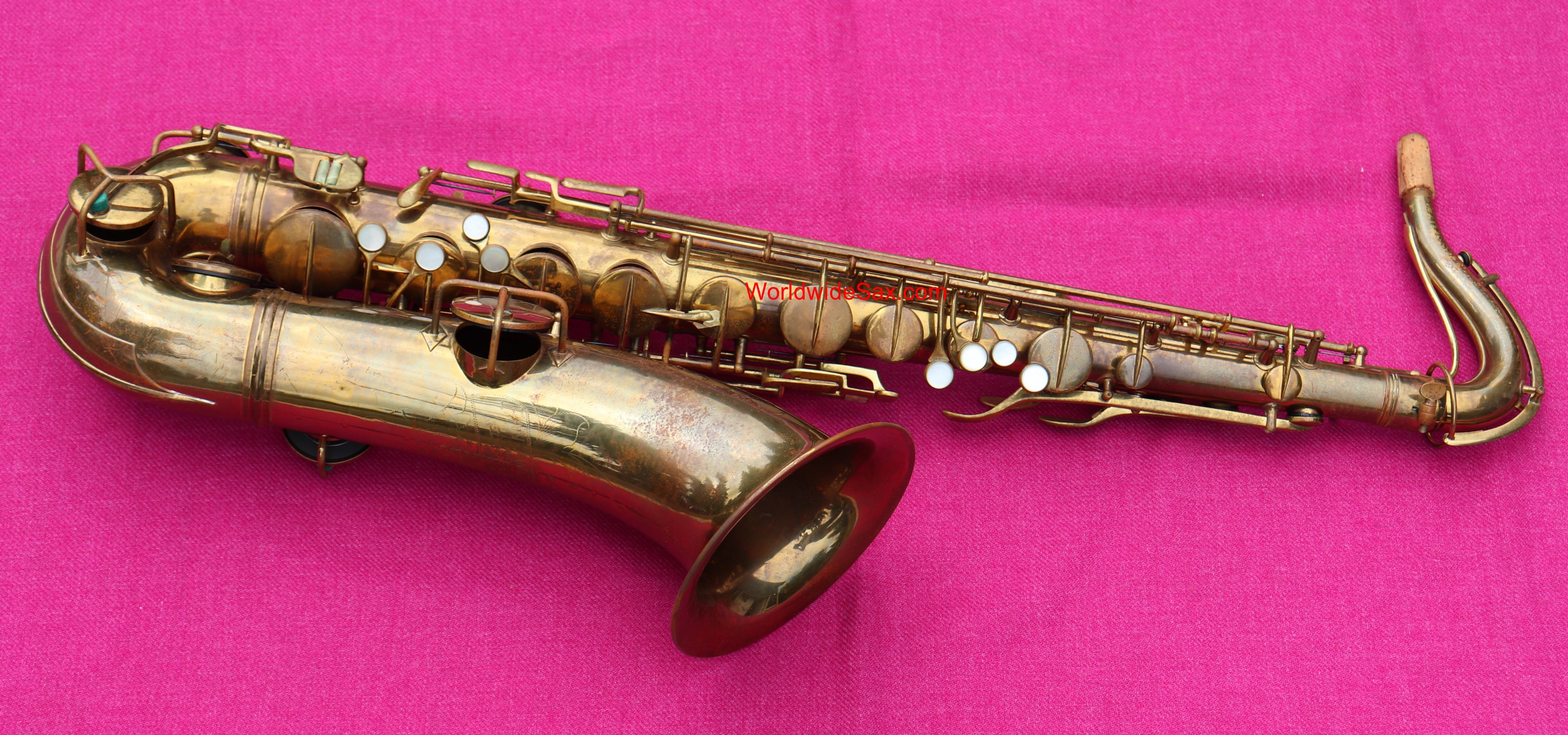 pan american alto saxophone 48m pads